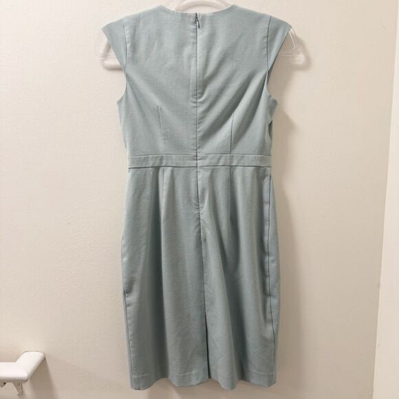 Ann Taylor Petite Keyhole Midi Dress - Size 0 P - Picture 2 of 4